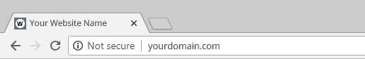 Chrome 68 EN - Not Secure